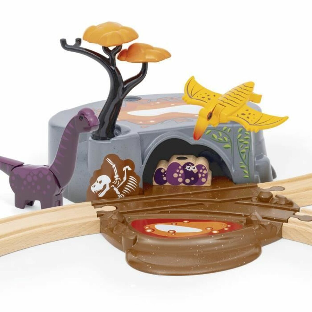 Cale ferată Brio Aventure Dinosaure